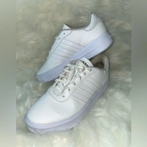 adidas gazelle silver green womens adidas Women Court Platform Lifestyle Shoes main image 0